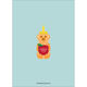 Blue Vertical Honey Bear Jewish New Year Cards Image 3 of 3